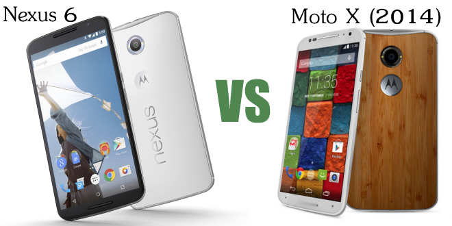 Moto X 2014 vs Nexus 6 – Specs, Camera and Prices Compared